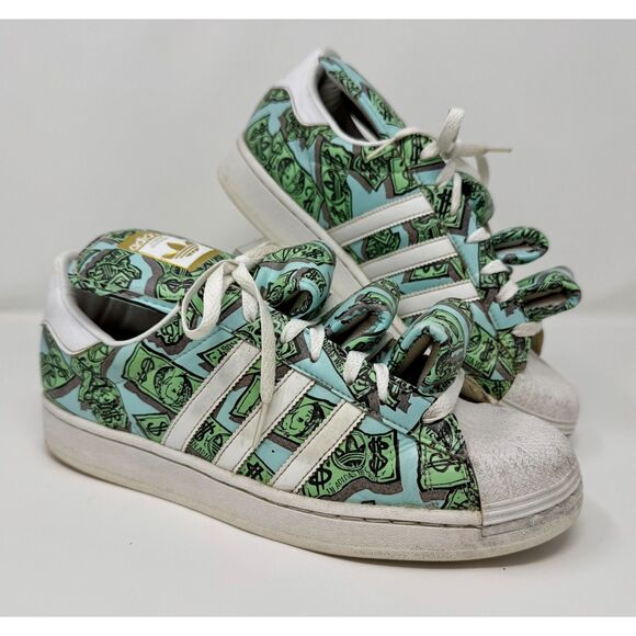 Adidas JS Money Superstar HP6596 Men’s Size 10 Used Jeremy Scott Limited Edition - Picture 1 of 8